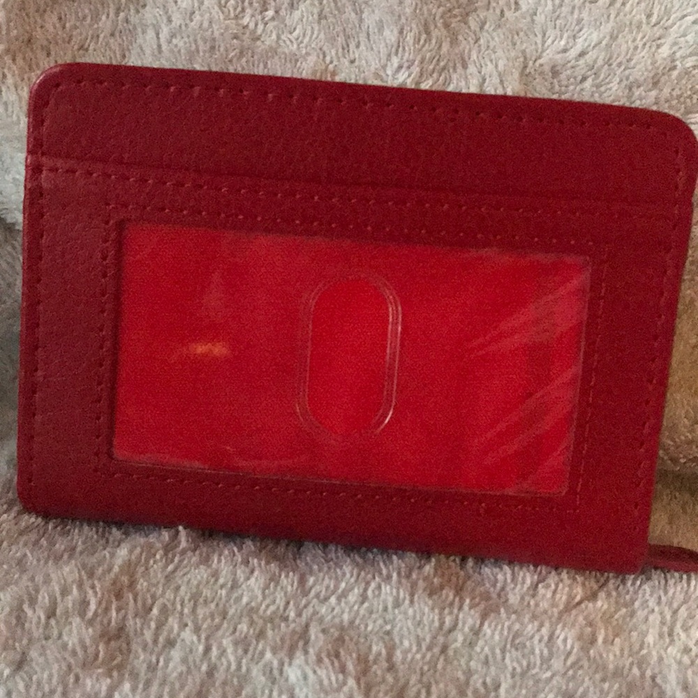 Red RFID wallet